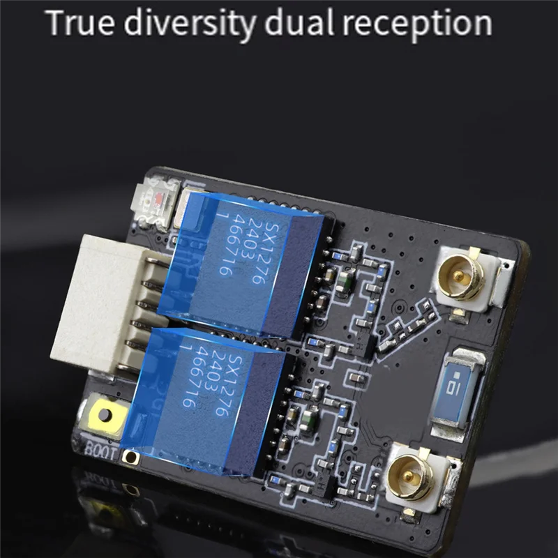 A32T-ELRS GEMINI RX Receptor Duplo 2.4Ghz 150Mm & 90Mm Antenas Forenhanced RC FPV Drone Racing Performance