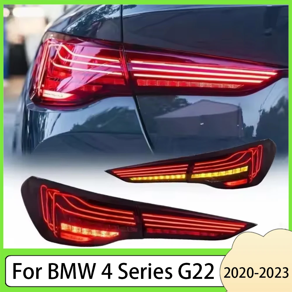 

Car Lights for BMW G22 LED Tail Lamp 2020-2023 G23 Tail Light G82 G26 425i 430i Rear Trunk Stop Brake Dynamic Signal Animation