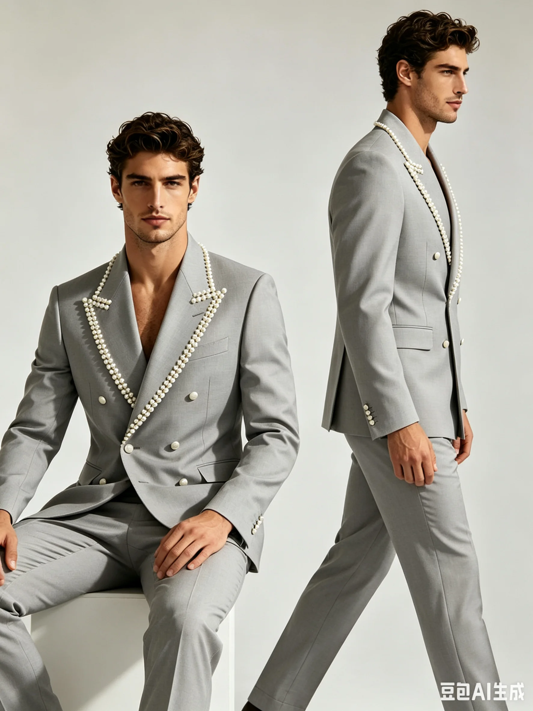 Parels Mannen Pak Set 2 Stuks - Formal Wear Jersey For Men recensie en prijs