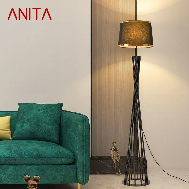 

ANITA Contemporary Floor Lamp Creative Fashion LED Vintage Standing Light for Home Decor Living Room Hotel Bedroom