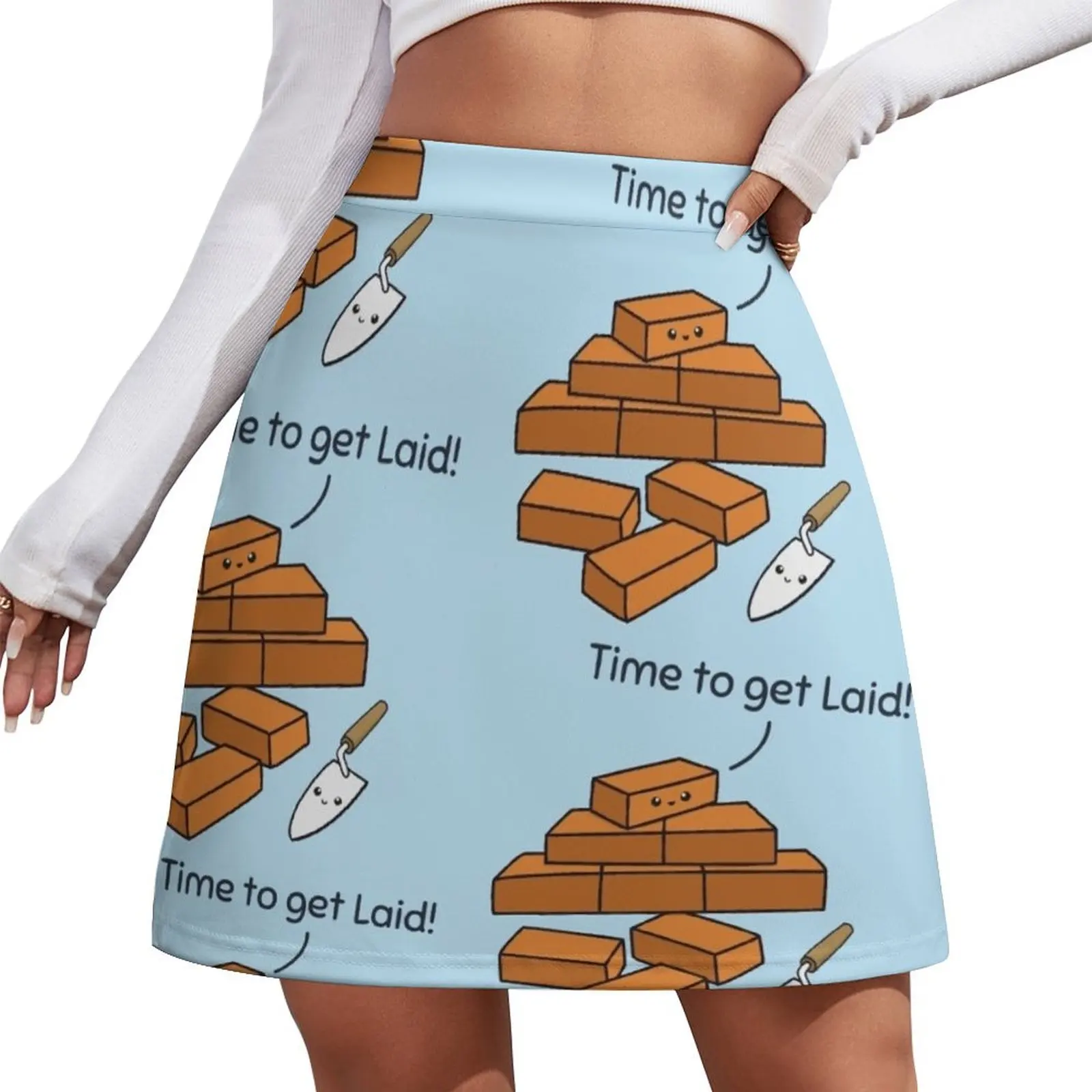 

Time To Get Laid! Mini Skirt Woman clothing rave outfits for women skirts for women 2025 luxury women's skirt Mini Skirt