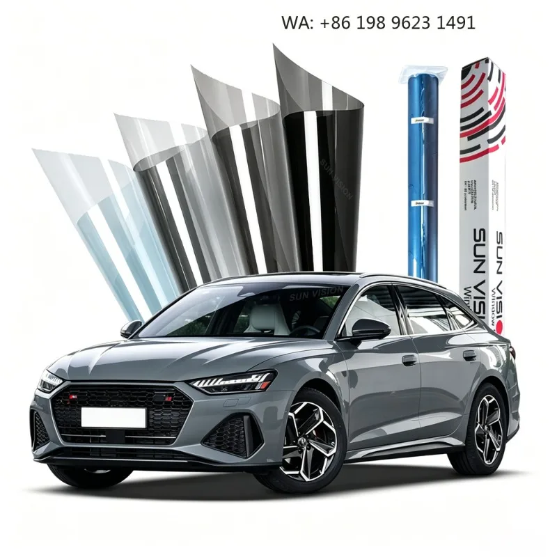 Premium Privacy Car Solar Film 99% IR Rejection UV Block HD Clarity Anti-Explosion Interior Protection Factory Direct Supply