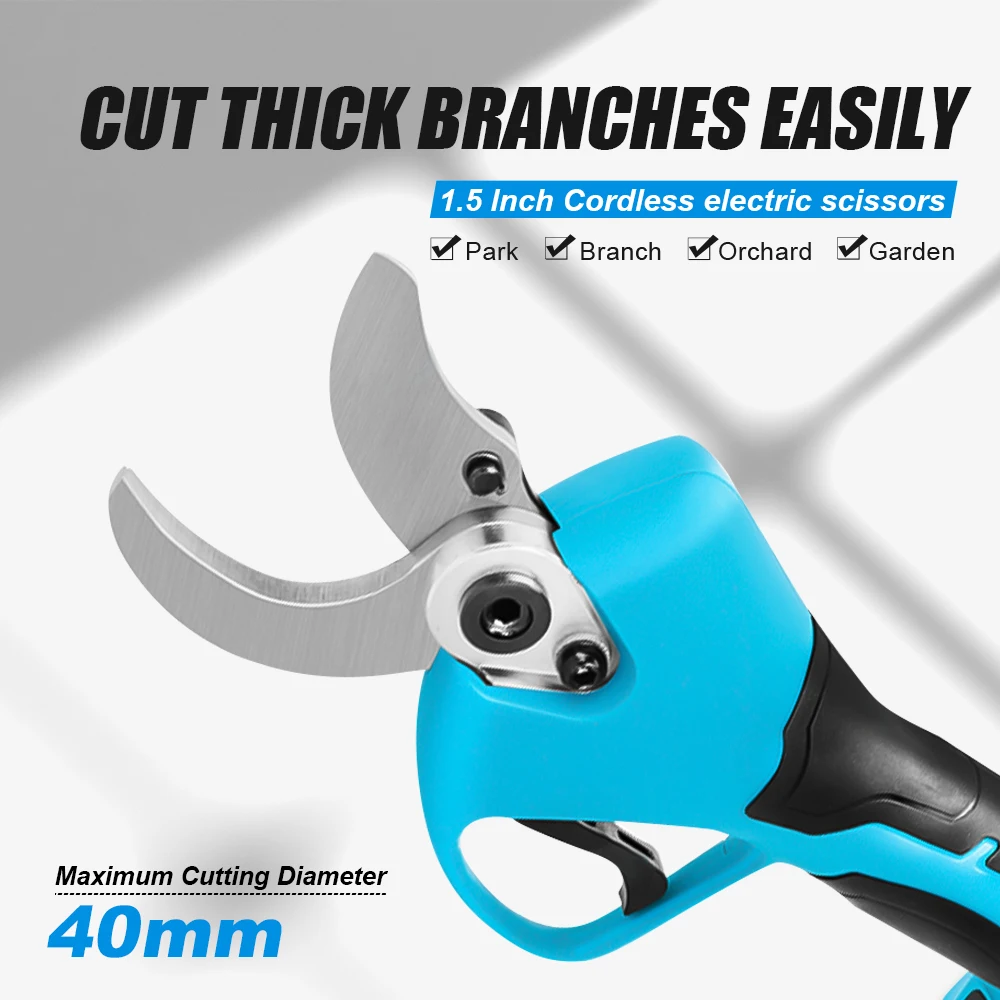 SUCA Professional Cordless Electric Pruning Shears SC-8605 Power Cutter Tool Orchard Scissors Garden Tree Branch Pruner Trimmers
