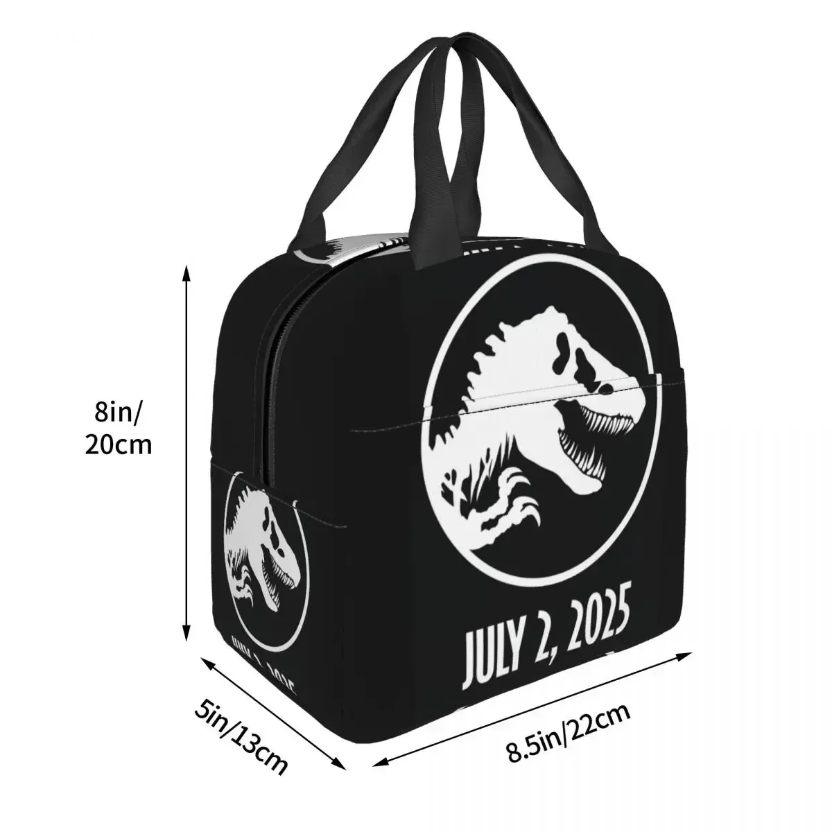 Jurassic World 4 Rebirth 2025 Insulated Lunch Bag for Kids School Cooler Thermal Food Box Tote Leakproof Lunch Boxes Container