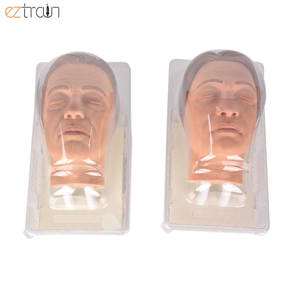 upgrade high quality silicon Caucasian male face model for advanced facial injection harmonization training