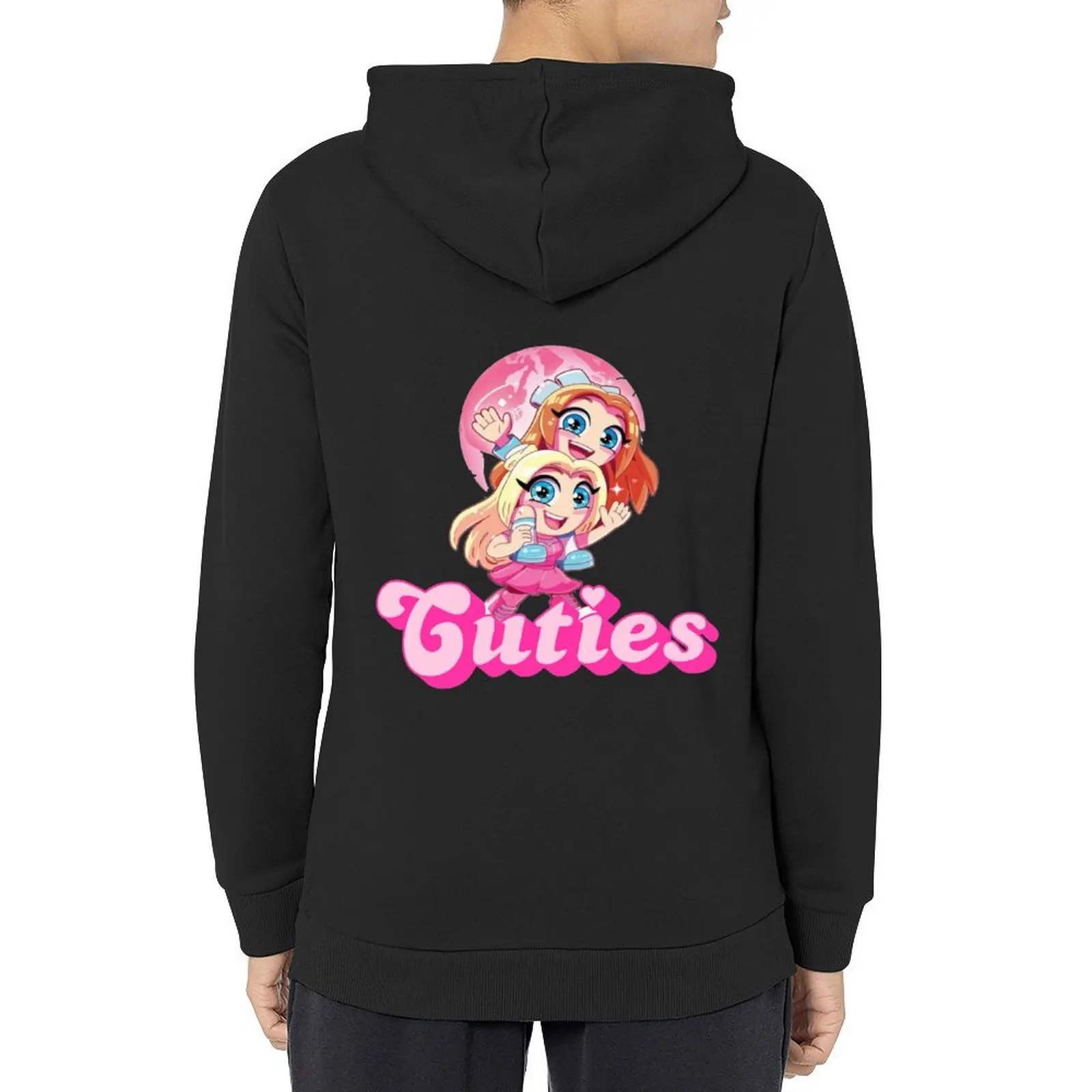 

mackenzie Hey Cuties Hoodie men's coat men's clothing anime clothes male clothes mens hoodies