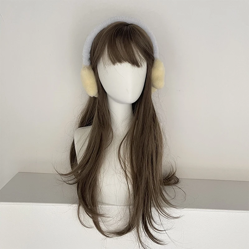 Inverno nova doce menina bonito earmuffs bonito estrelas de pelúcia inverno quente headwear feminino tampões de ouvido proteção contra frio protetores de ouvido