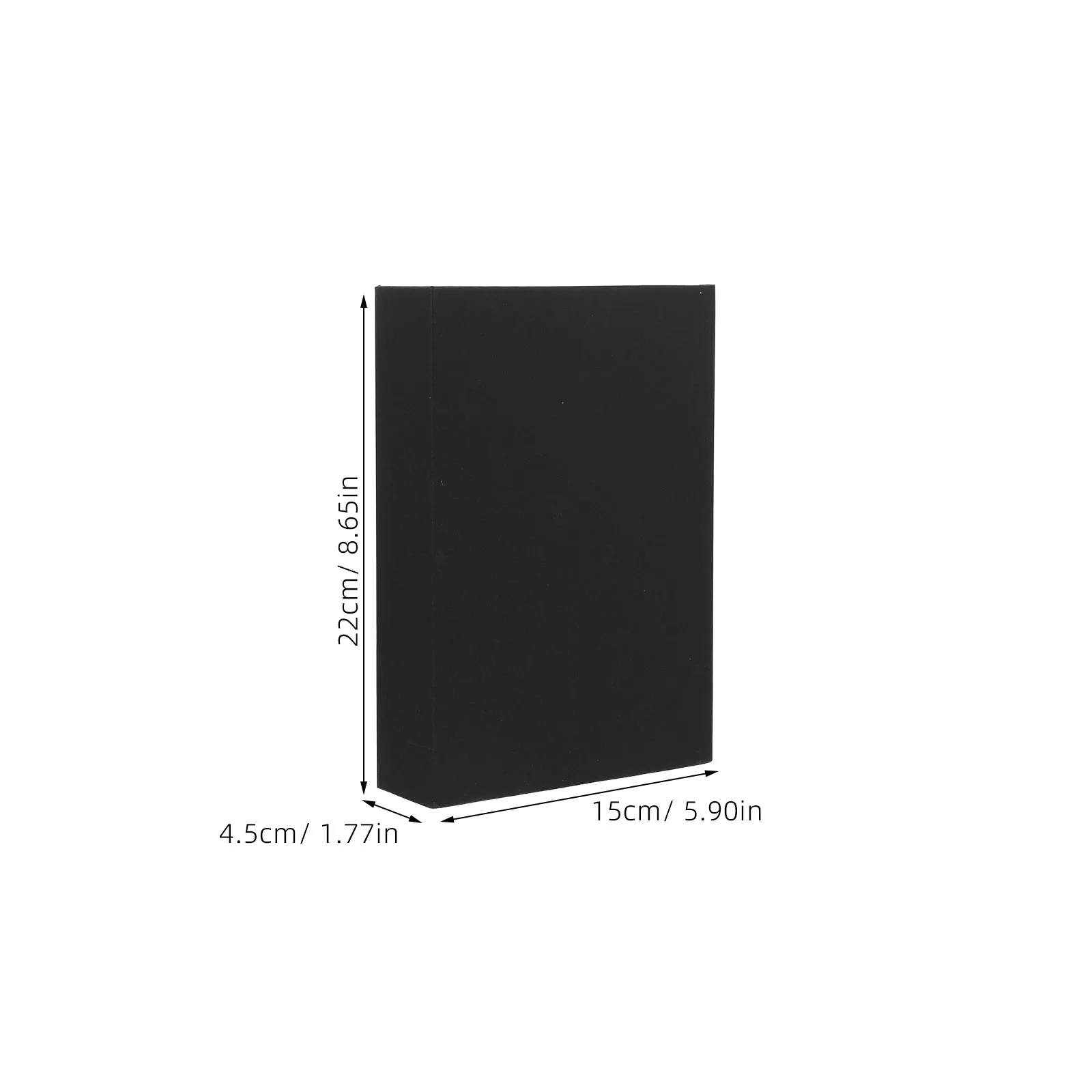 Декоративная коробка для хранения в форме поддельной книги, черная винтажная декоративная опора для книг, искусственная коробка, пространство, скрытые украшения