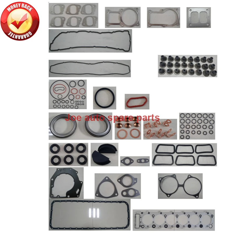 6HL1 6HL1T 6HL1-TC Engine Full gasket set kit for Isuzu FTR FRR FSR NRR 7.8L 2002-