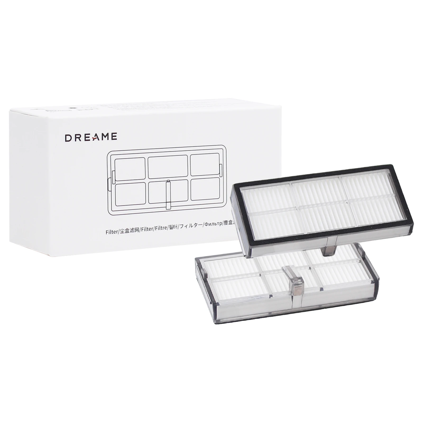Dreame X40 Ultra Robot Vacuum Accessory Kit: Brushes, Filters, Dust Bags & Mops 4