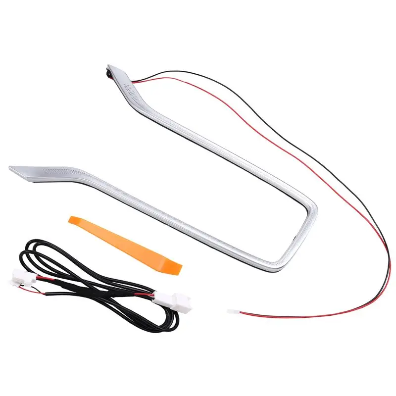 

Топ!-автомобильный светодиодный центральный подстаканник, атмосферный окружающий свет, внутренняя декоративная лампа для Toyota Corolla CROSS/Altis 2020-2024