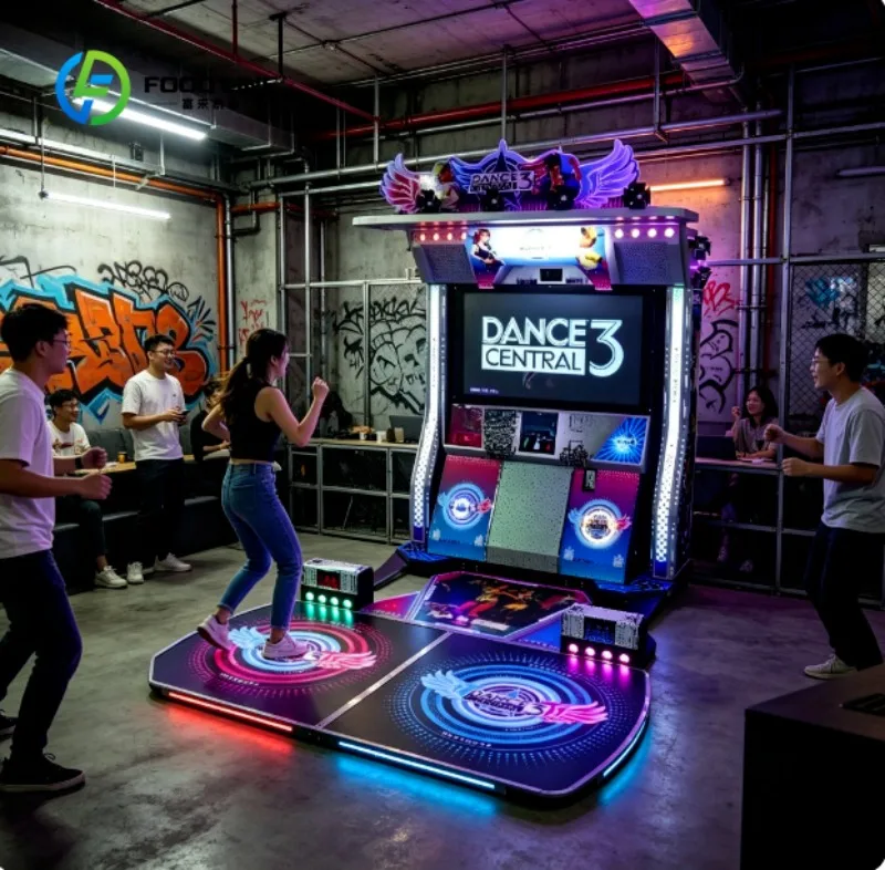 Commercial Dance Arcade Machine High Popularity Entertainment Equipment for Arcades and Resorts