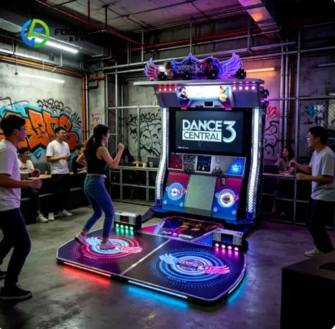 Commercial Dance Arcade Machine High Popularity Entertainment Equipment for Arcades and Resorts