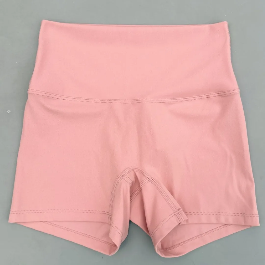 สีทึบผู้หญิงฟิตเนสกีฬาสั้นเอวสูงโยคะสั้นเลกกิ้งย่อตัวการฝึกอบรมที่ครอบคลุมจ๊อกกิ้งนักกีฬา