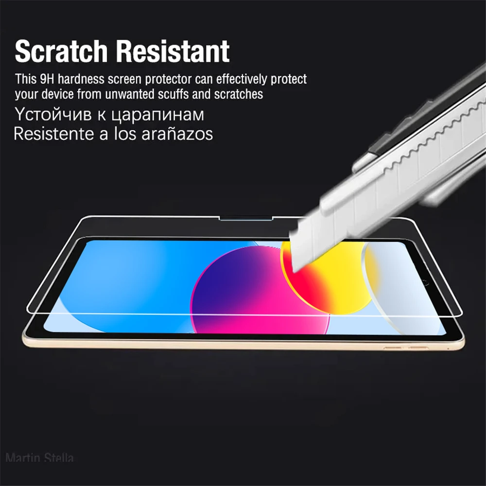 For Ipad 10.9 10th Generation Tempered Glass Screen Protector On ipad 10 generacion 2022 9H Film