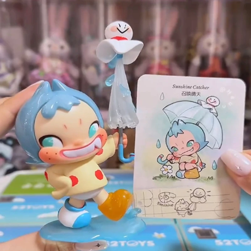 

Новинка в наличии 52 игрушки Ninnic Ni Good Mood Series слепая коробка - модный кавайный декор стола, украшения, кукла - коллекционные фигурки, подарки