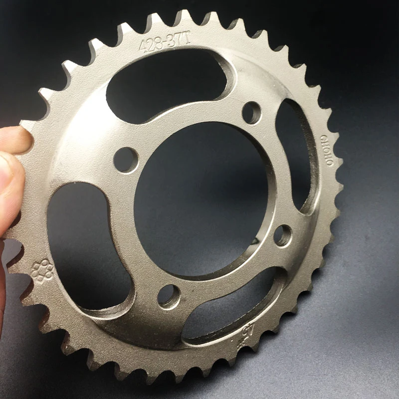 Alloy Steel 64mm 428 Chain 35T 37T 40T 41T 43T 45T 49T Rear Sprocket for FXD125 WY125F Motorcycle Bike