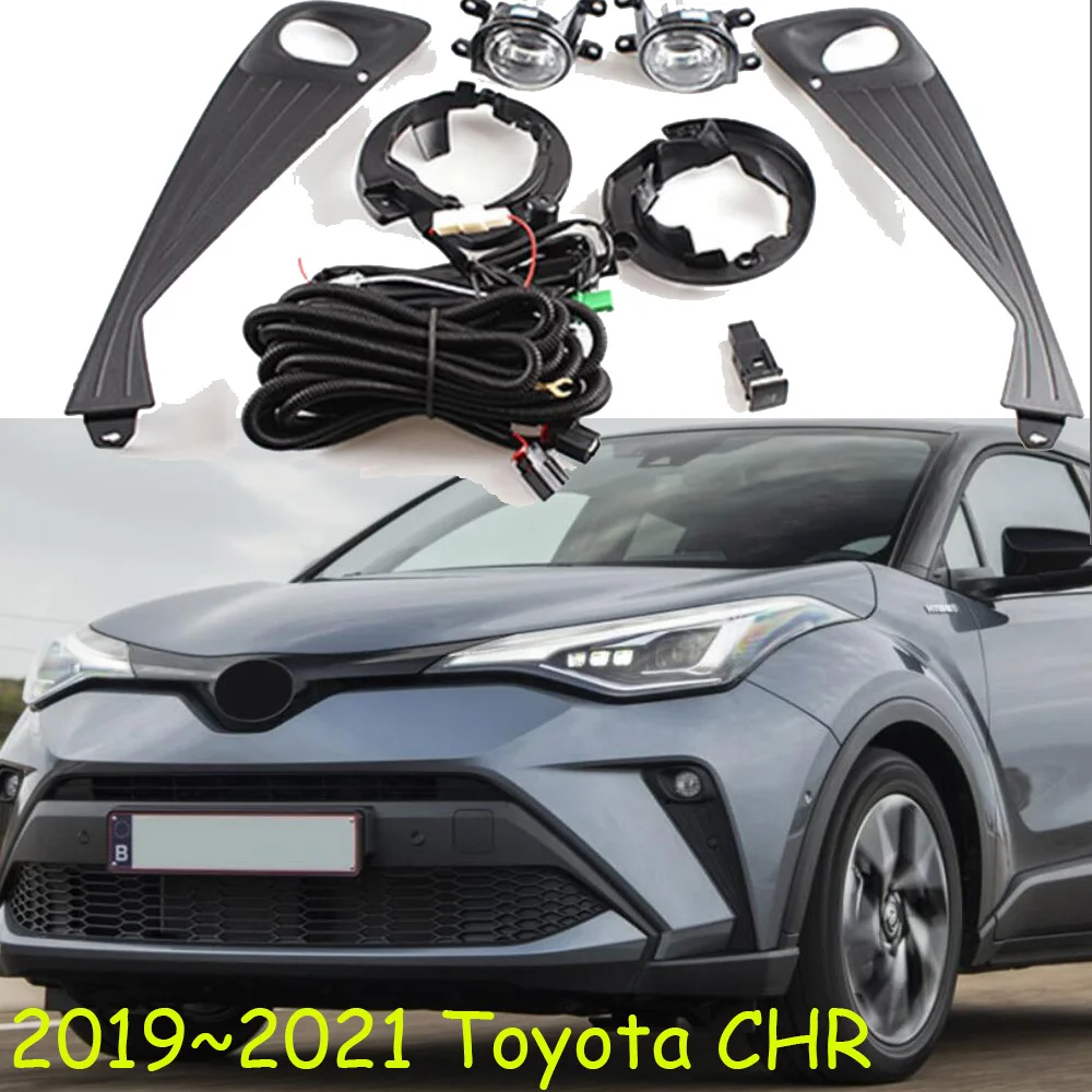 Car bumper headlight for CHR fog light CH-R CH R 2019~2021y car accessories halogen bulb auto CHR headlamp