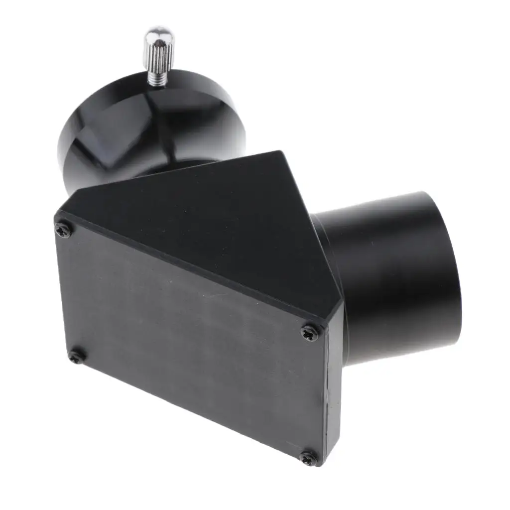 90 Degree Diagonal Mirror Plastic Upright Telescope Eyepieces 1.25 Inch Optic Adapter for Astronomy Reflection Stand