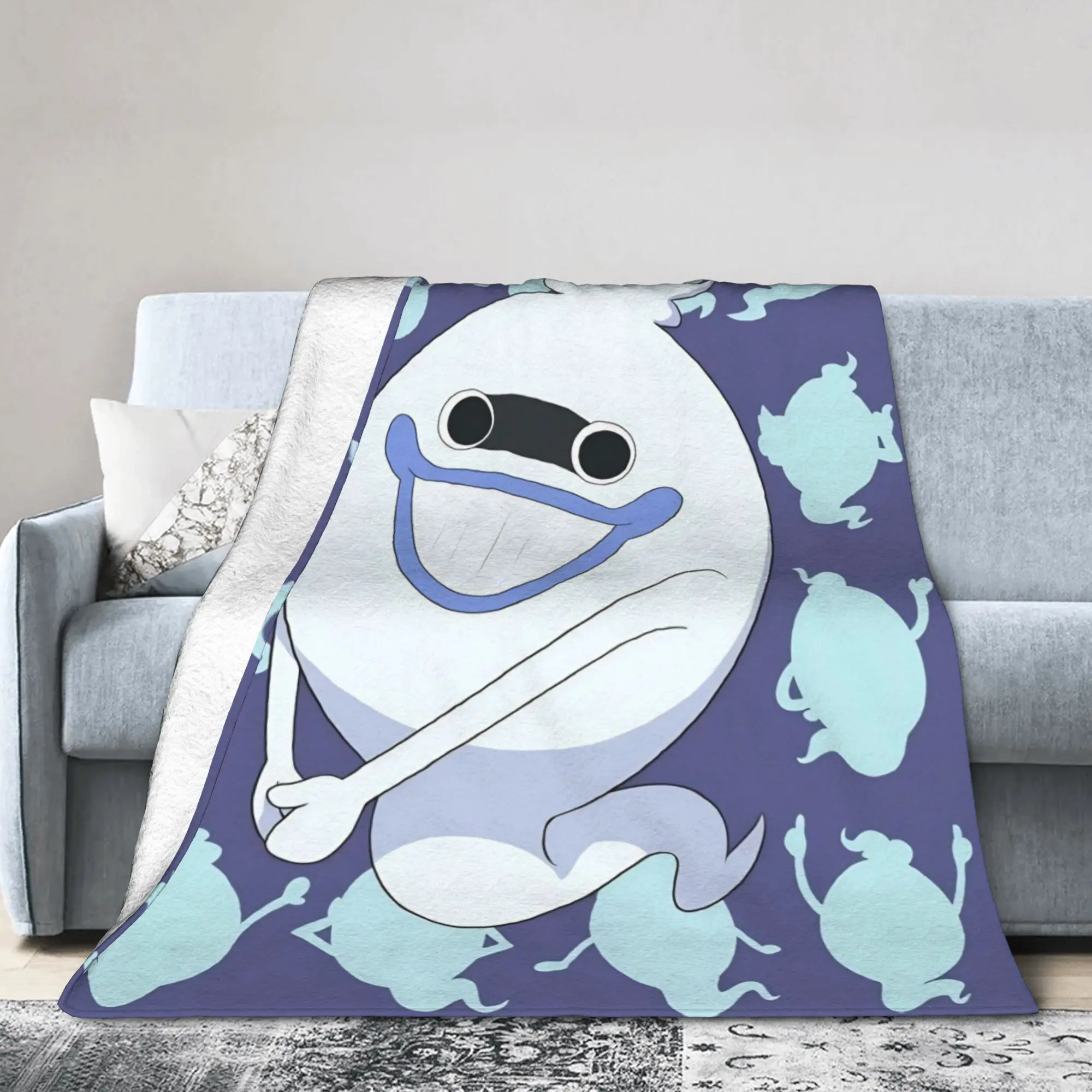 Yokai Watch Game Flannel Blankets Whisper Fashion Throw Blanket for  Sofa Bedding Lounge 125*100cm Bedspread