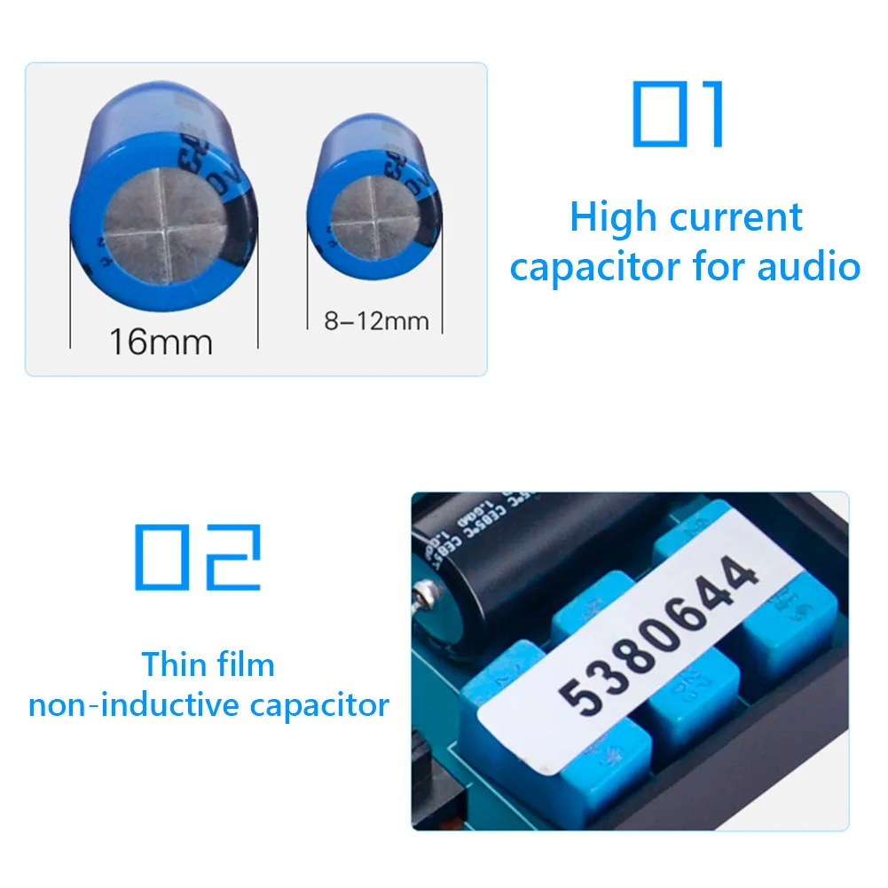 1 個 2 ウェイ Hi-Fi オーディオクロスオーバーフィルター 120W スピーカー周波数分周器ステレオクロスオーバーフィルター 55 Hz-20k Hz スピーカー用