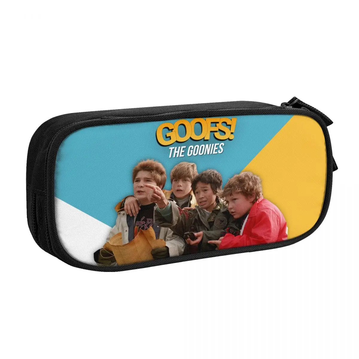 Comedy Film The Goonies Korean Pencil Cases Girl Boy Large Storage Never Say Die Pencil Pouch Students Stationery