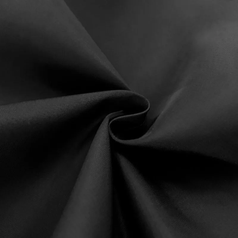 Thick 335T Twill Nylon Fabric By The Meter for Clothing Trench Coat Jacket Suit Pants DIY Sewing Waterproof Cloth Soft Black Red