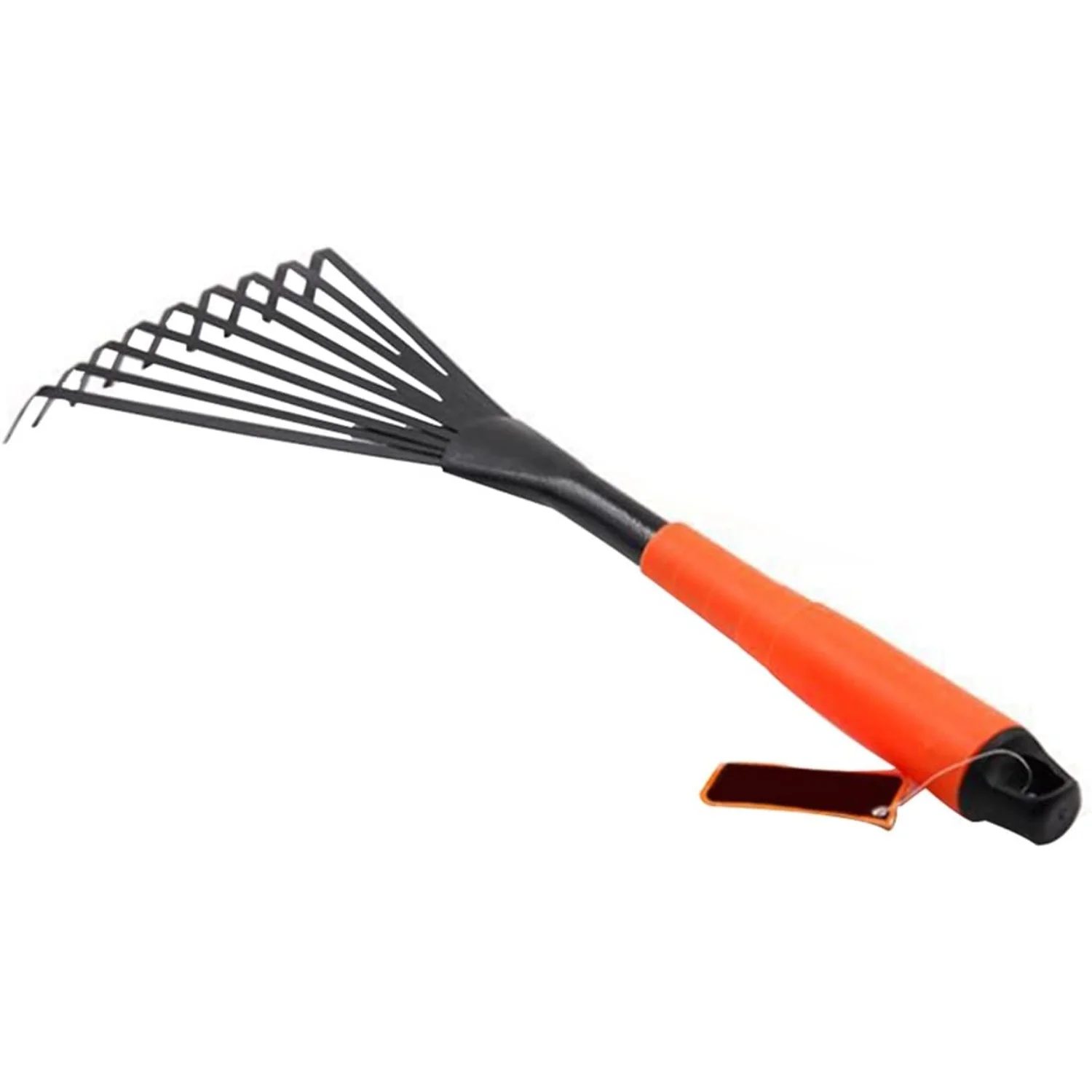 

Gardening Tools 16inch Professional Portable 9 Teeth Garden Rake Fan Leaf Digging Agriculture with Ergonomic Steel Hand Tool