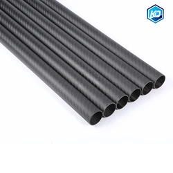 3 PCS Carbon Fiber Tube Pipe Length 250mm Diameter 33mm 34mm 35mm 36mm 37mm 38mm For RC Model Airplane Drone Accessories