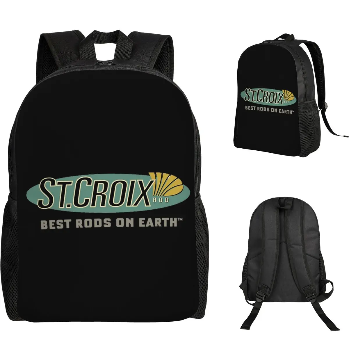 

Life Love St Croix Merch Student Backpack School Bag Hiking Travel Daypack for Boys Girls Fashion Bookbag Shoulder Bags