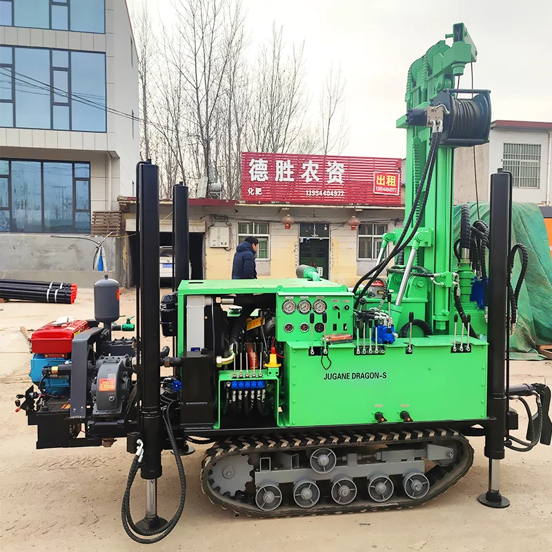 تخصيص RLD-160 HQ NQ BQ PQ آلة الحفر الزاحفة Geotechnical الماس جهاز الحفر الهوائي لآبار المياه