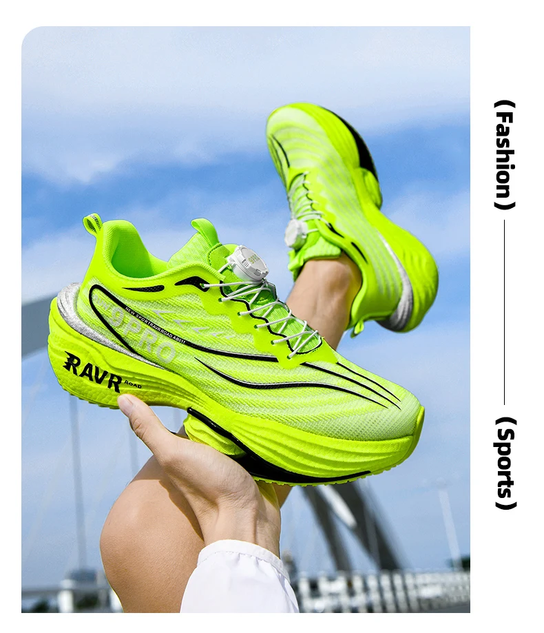 Männer Neue Turnschuhe Carbon Platte Dämpfung Laufschuhe 9PRO MAX Jogging Atmungsaktive Mesh Rutschfeste Outdoor Schuhe Off-road Schuhe – Detail 7