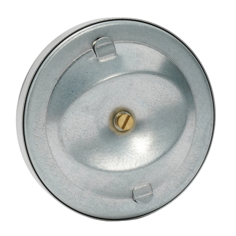 Industrial Clamp-on Pipe Thermometer Galvanized Steel Housing Bimetal Temperature Sensing 0 to 120 for celsius 63mm