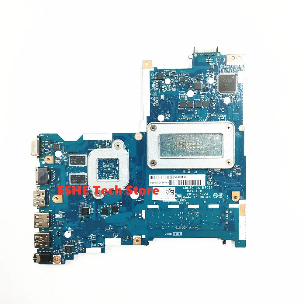 LA-D707P For HP Pavilion 15-AY Laptop Motherboard CPU i5-7200U i7-7500U UMA DDR4 Without VGA 100% Test ok