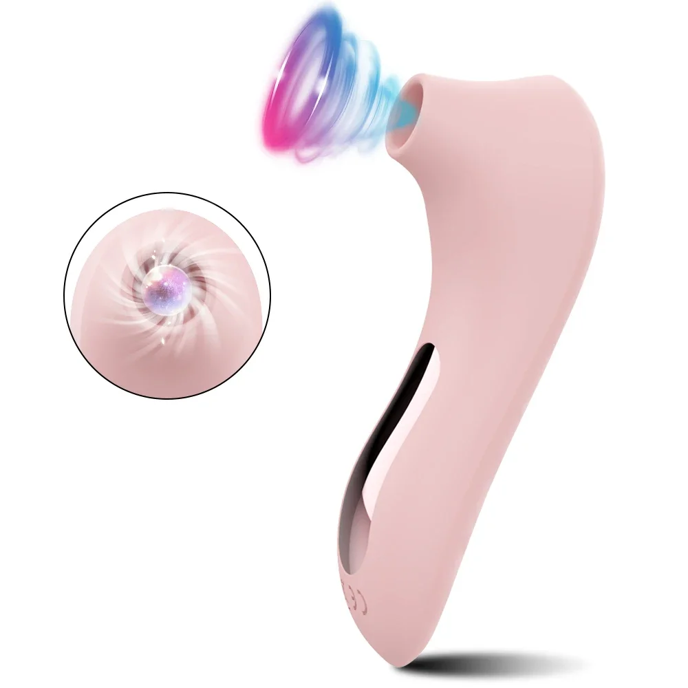 Vibratore a bacchetta con funzione di suzione, giocattolo sessuale per donne adulte, stimolatore clitorideo con 10 modalità di suzione, vibratore stimolatore clitorideo per il sesso_voghion.com