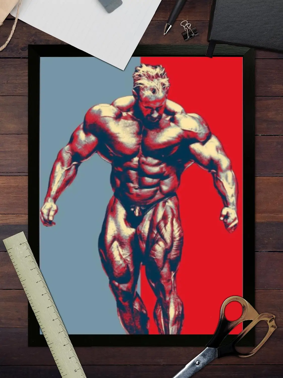 Póster artístico en lienzo de bodybuilder de jay cutler, impresión de imágenes artísticas de pared, carteles modernos para decoración de dormitorio familiar, pintura decorativa