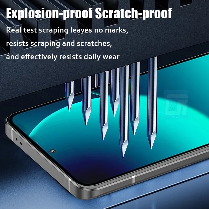 20D One-click Installation Tempered Glass For Xiaomi 13T Black Shark 5 4 4S Poco F3 F5 Pro Redmi K60 K50 Ultra Screen Protectors