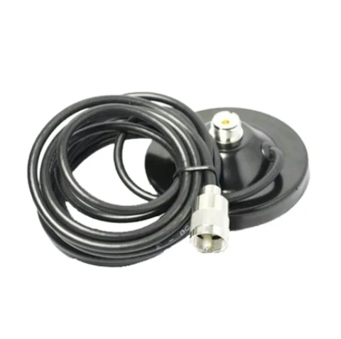 Base de montaje magnético grande de 12CM con Cable Coaxial de extensión de 5M para Baofeng TYT QYT KT-7900D Baojie BJ-218