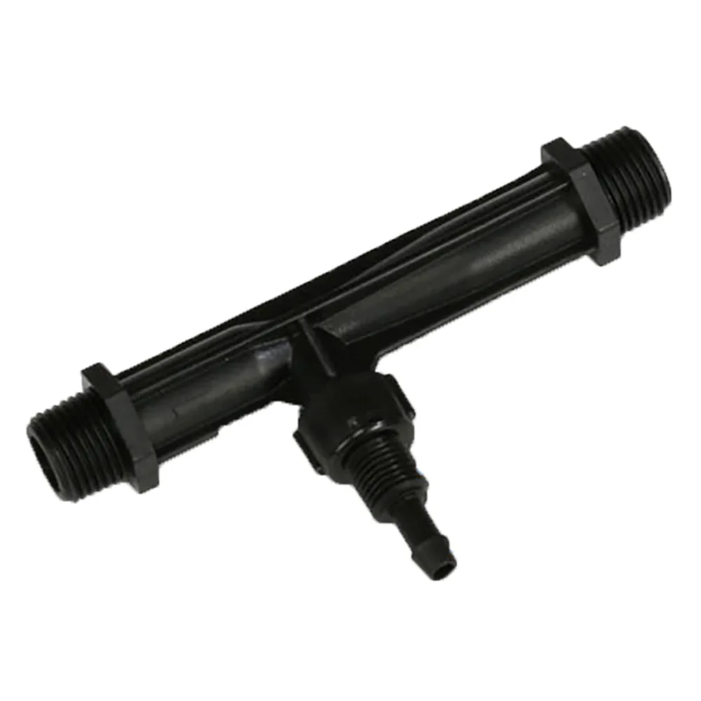 1/2 Inch Venturi Fertilizer Injector for Agricultural Irrigation Systems Plastic Construction Efficient Flow Rate