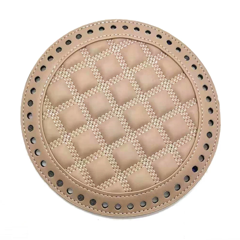 Bag Accessory Cushion Pad Insert Base Crochet Bag Bottom Bag Cover DIY Round Design Diameter 1PC Multi Style For Purse Making