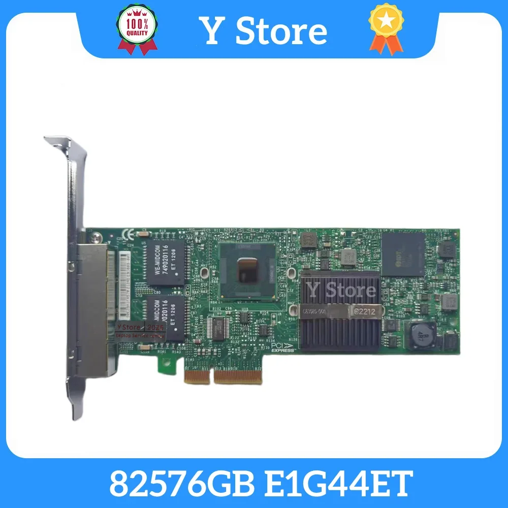 

Y Store For INTEL Blue 82576GB E1G44ET Four-Port Gigabit Network Adapter Server Electrical Port Ethernet Full Height