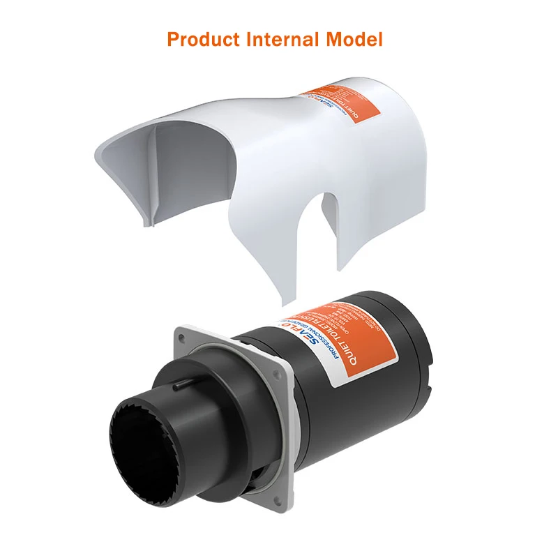 SEAFLO-bomba de descarga de inodoro eléctrica mejorada, 12V/24V, bomba de aguas residuales para inodoro marino
