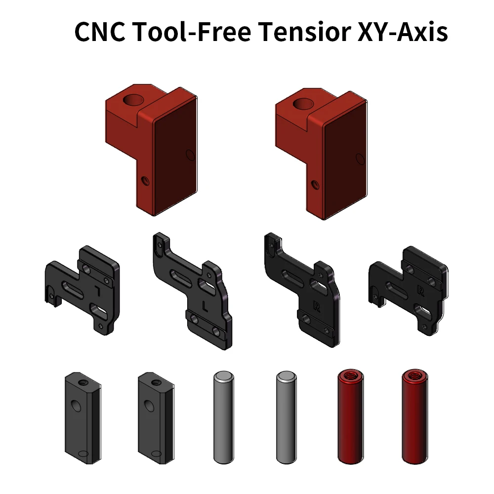 FYSETC Voron 2.4 CNC Part AB Drive Tool-Free Tensior XY-Axis IDM XY Joint Parts for Voron 2.4 V2.0 Kit 3D Printer Parts