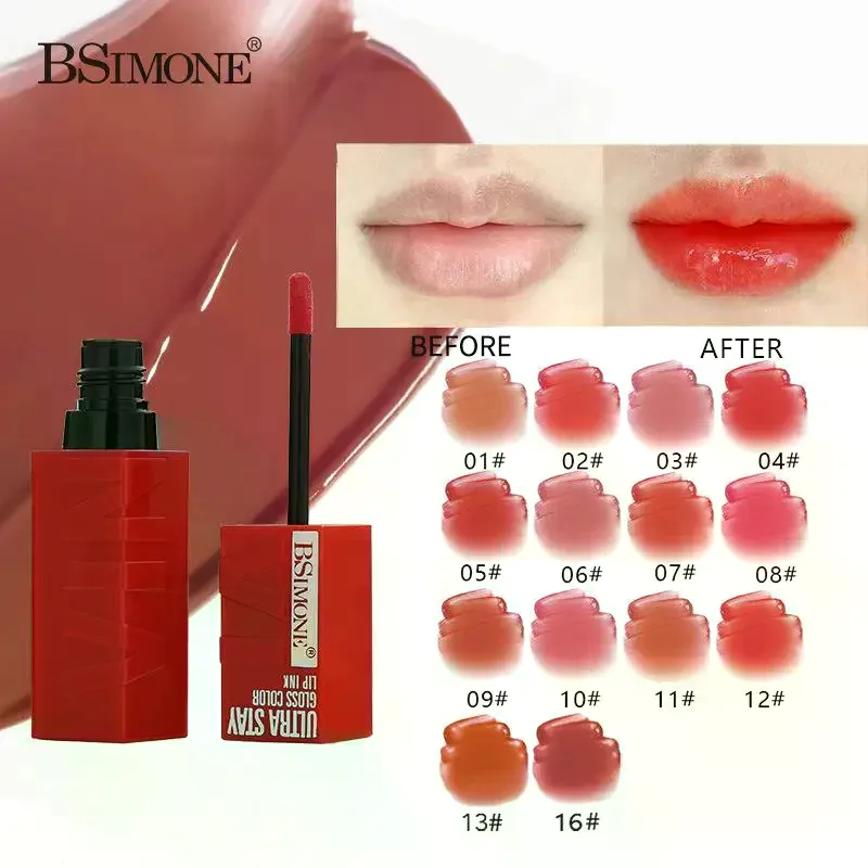 

4.2ml Matte Ink Liquid Lipstick Long Lasting Velvet Nude Lip Gloss Non-stick Cup Waterproof Lips Tint Waterproof Make Up