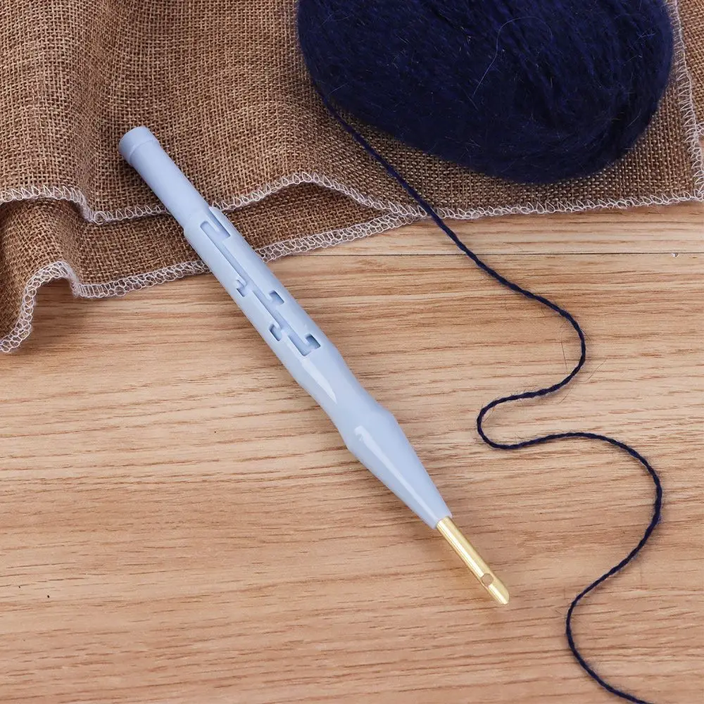 

Adjustable Plastic Embroidery Needle Pen Knitting Felting Rug Hooking Threader Kit Weaving Tool Handmade Sewing Accessories