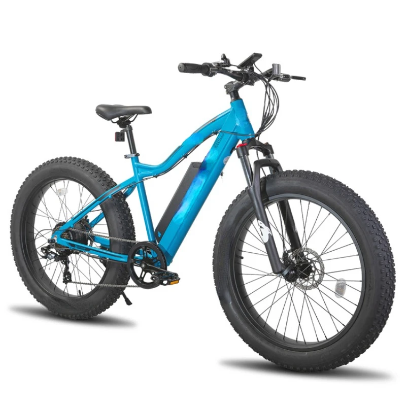 26 inch 500W 48V beach snow fat tire mountain electric bicycle for men