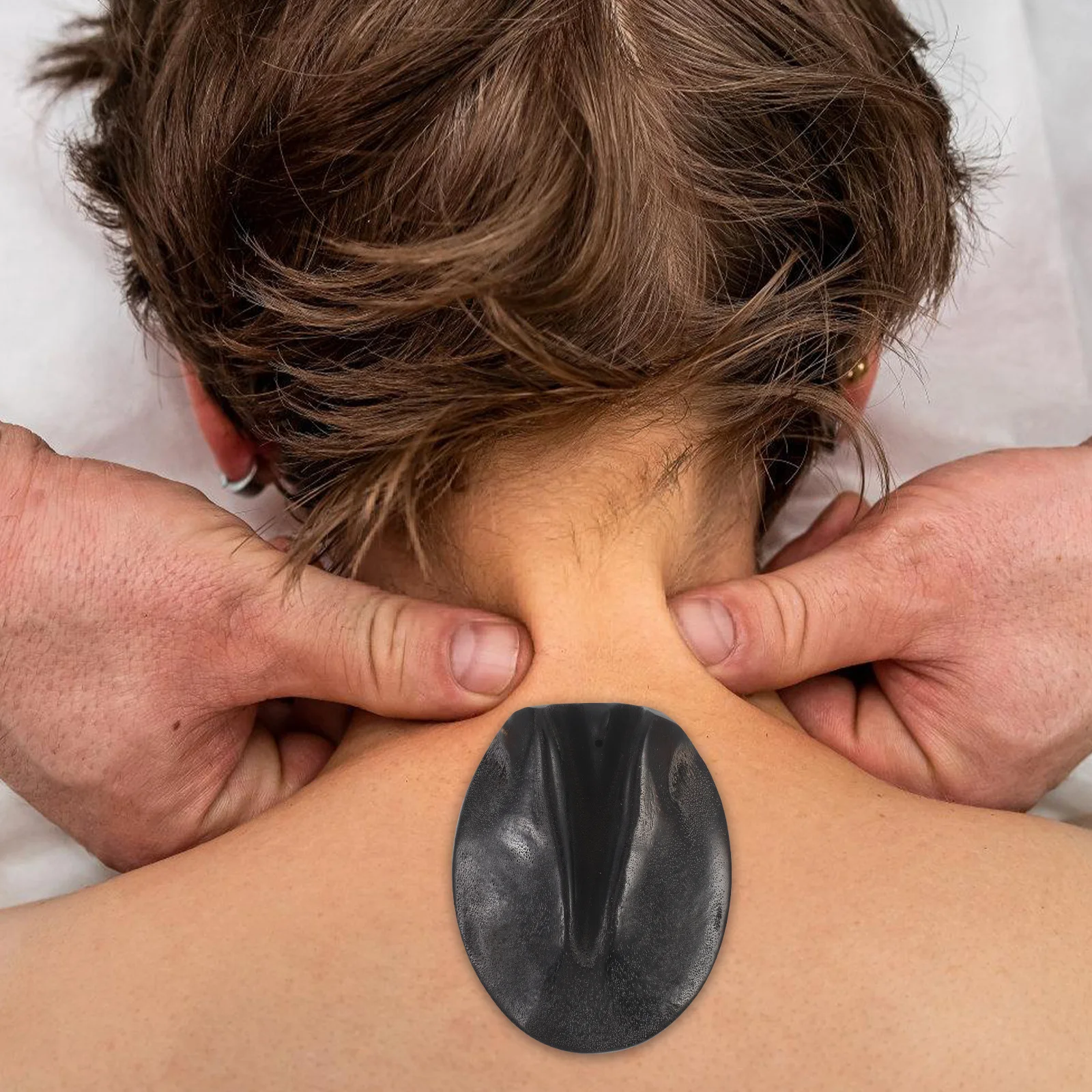 

Массажер в форме подковы, палочка Гуаша, маленький портативный гладкий край, снимает напряжение тела, способствует эластичности кожи, скребковая доска