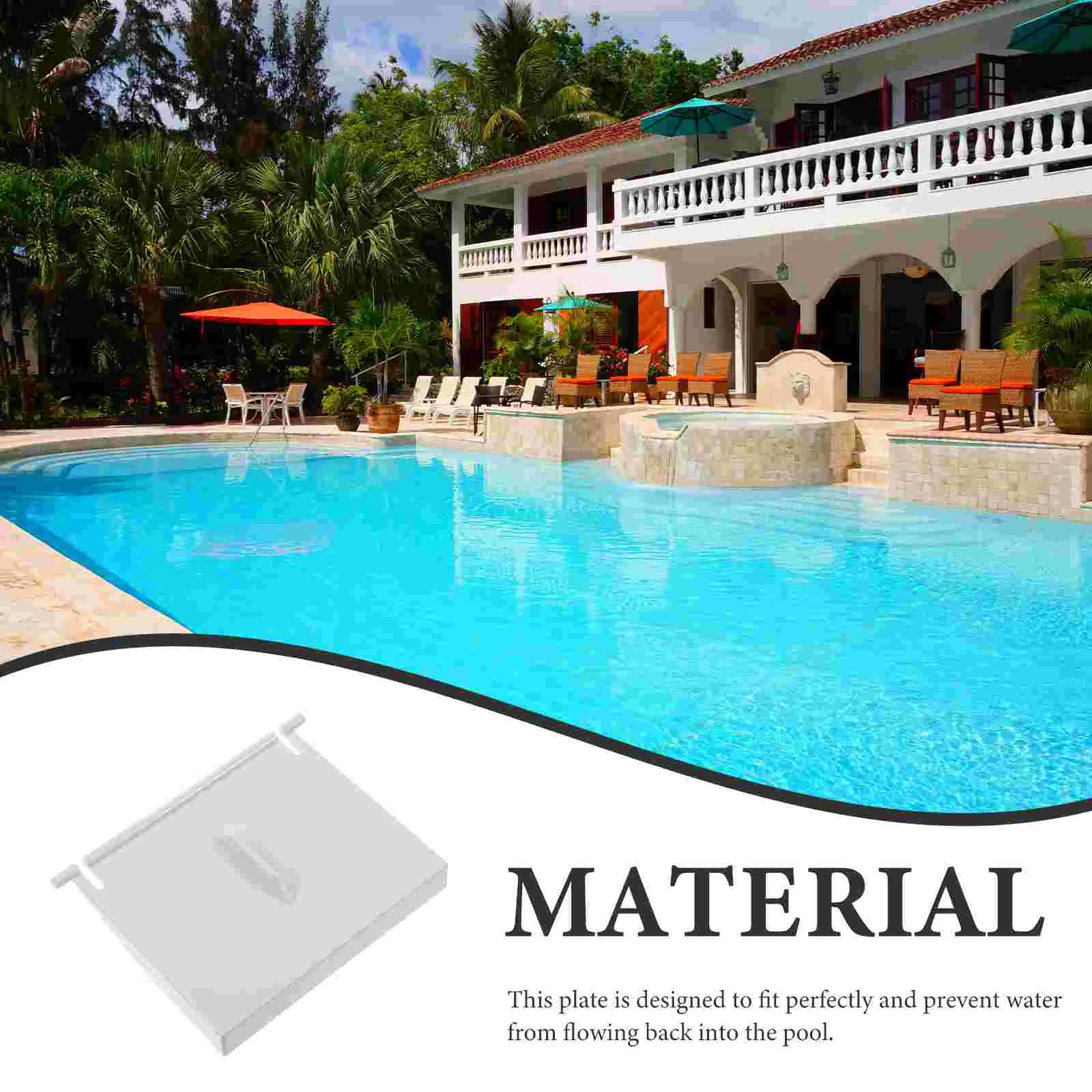 8926 Skimmer Replacement Baffle Plastic Pool Door Flap for Swimming Inflatable Durable Flapper Reliable Accessories