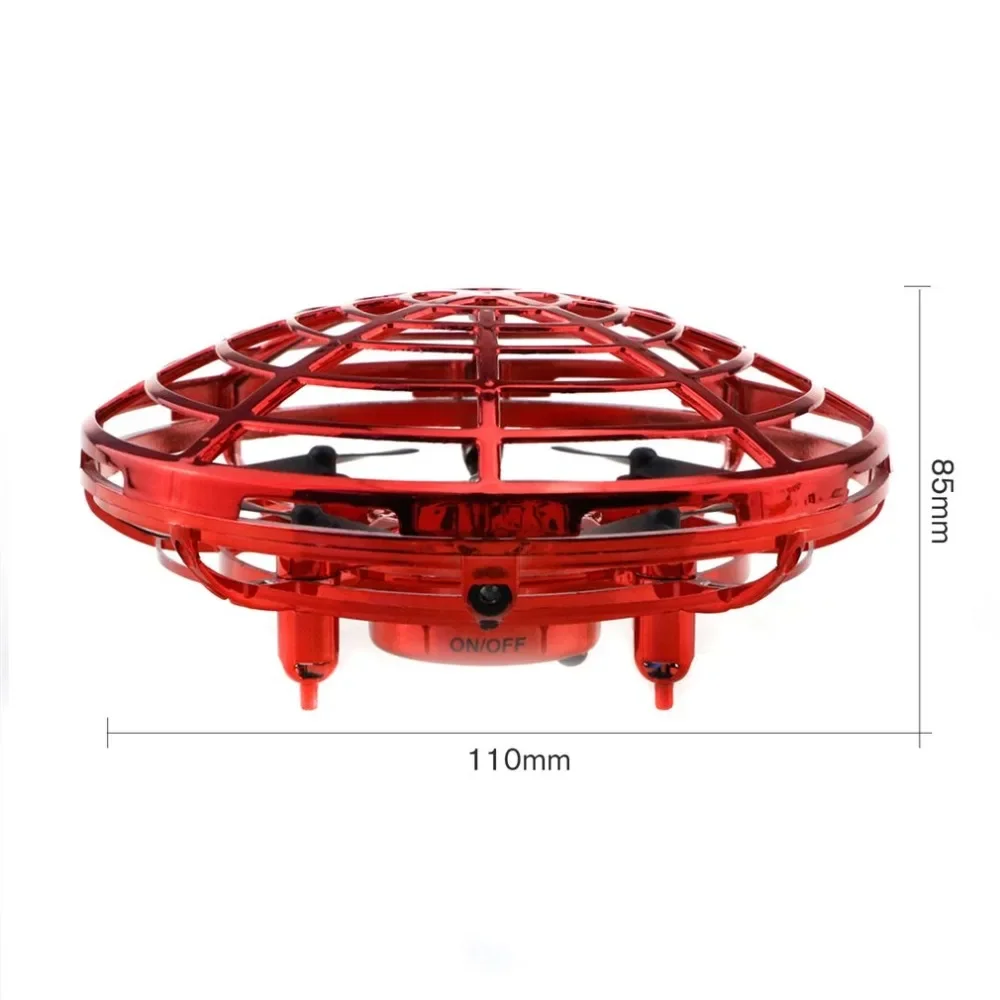 Mini UFO Drohne Spielzeug Infrarot Sensing Control Flugzeug Geste Induktion Gesteuert Höhe Halten Quadcopter Für Kinder