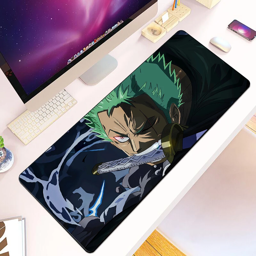 Mousepad motif HD untuk gamer, alas Mouse motif komputer tepi mengunci anti licin, bantalan Keyboard meja PC